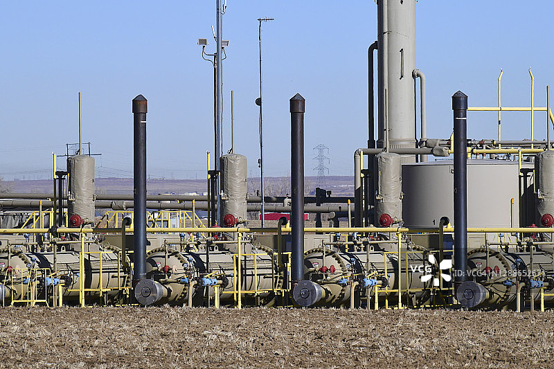 油井平台现场图片素材