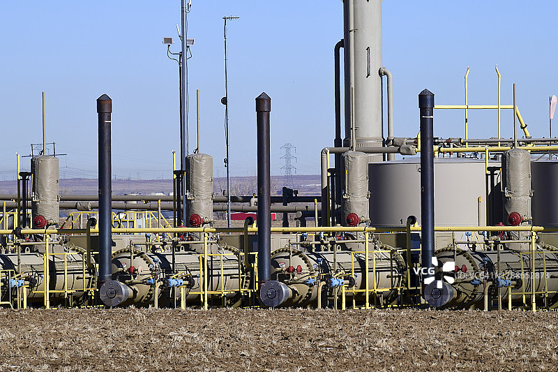 油井平台现场图片素材