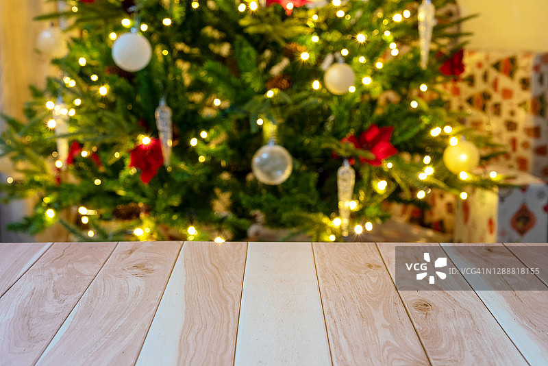 空木桌面圣诞节和新年背景图片素材