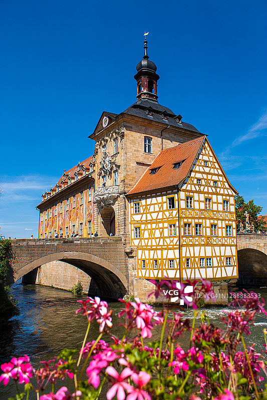 德国班贝格老市政厅图片素材