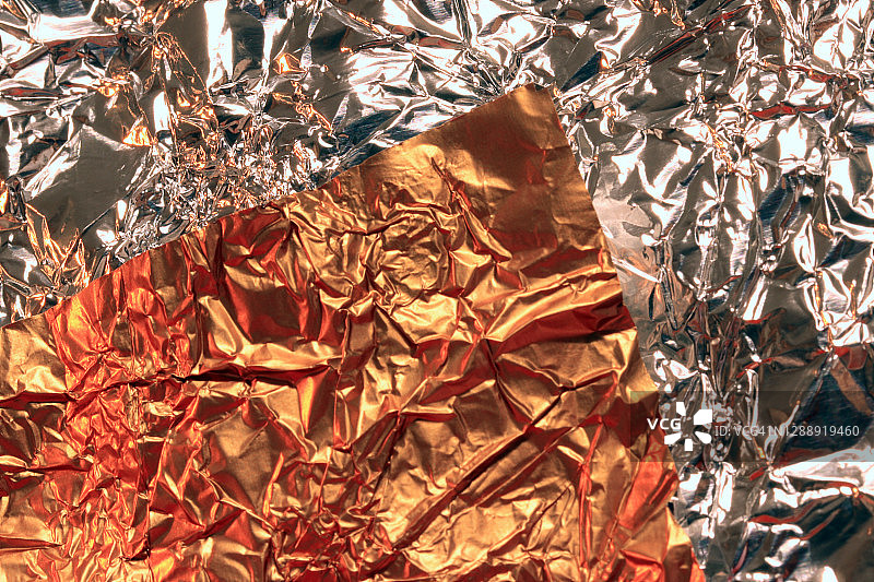 金银色糖果包装纸全画幅图片素材