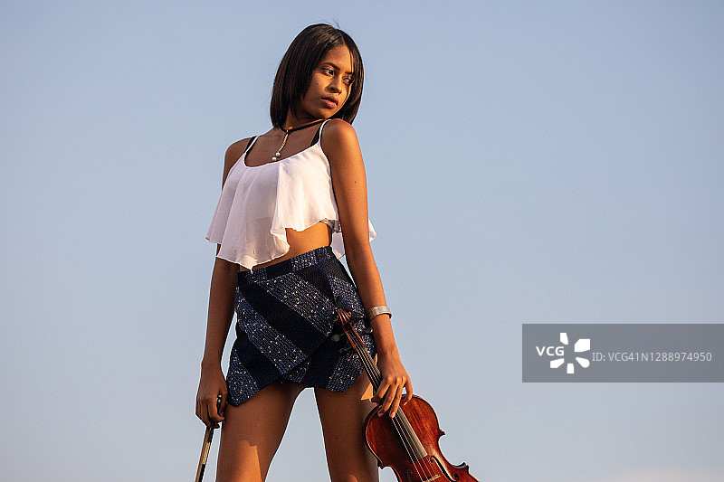 拉丁裔音乐家图片素材