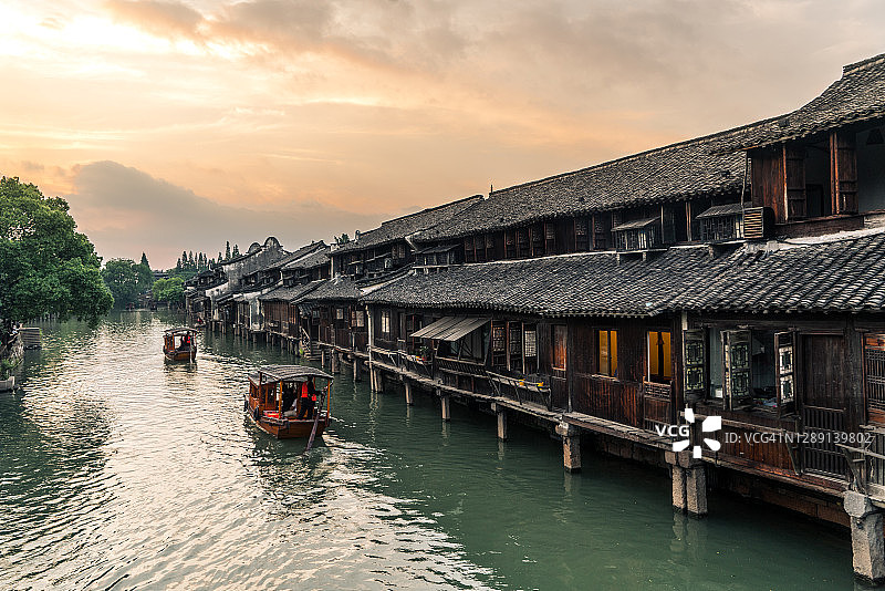 乌镇古镇风光图片素材