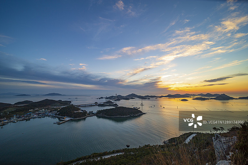 韩国古群山群岛景观图片素材