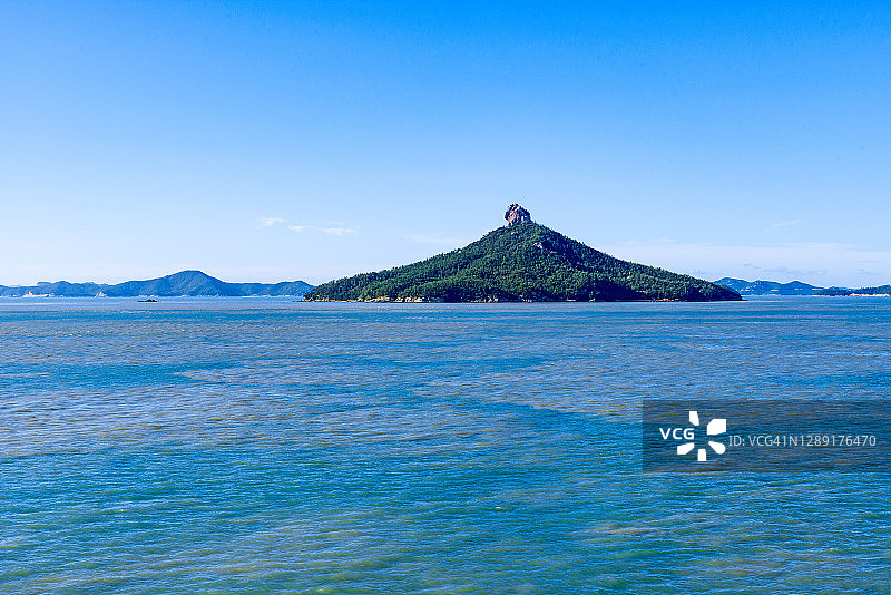 韩国木浦市海景图片素材