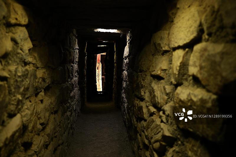 秘鲁安卡什地区瓦拉斯附近埃尔兰松巨石，联合国教科文组织世界遗产图片素材