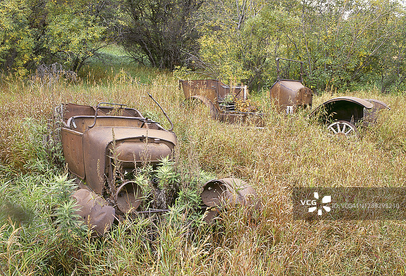 阿拉斯加鬼矿镇画像图片素材