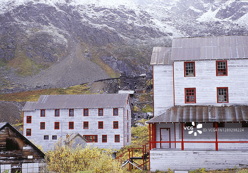 阿拉斯加鬼矿镇画像图片素材