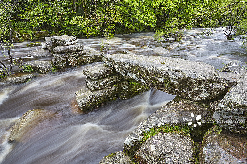 史前板石桥残骸图片素材