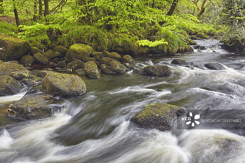 达特穆尔国家公园达特河图片素材