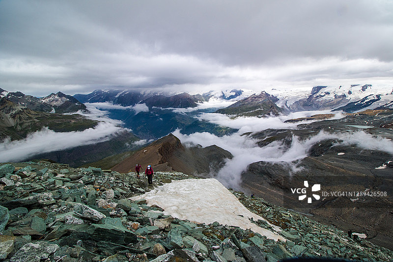 瑞士马特洪峰的瑞士阿尔卑斯山景色图片素材