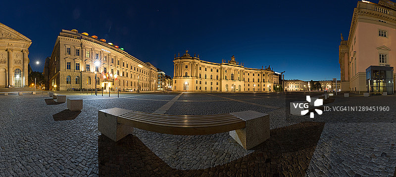 德国柏林贝贝尔广场全景图片素材