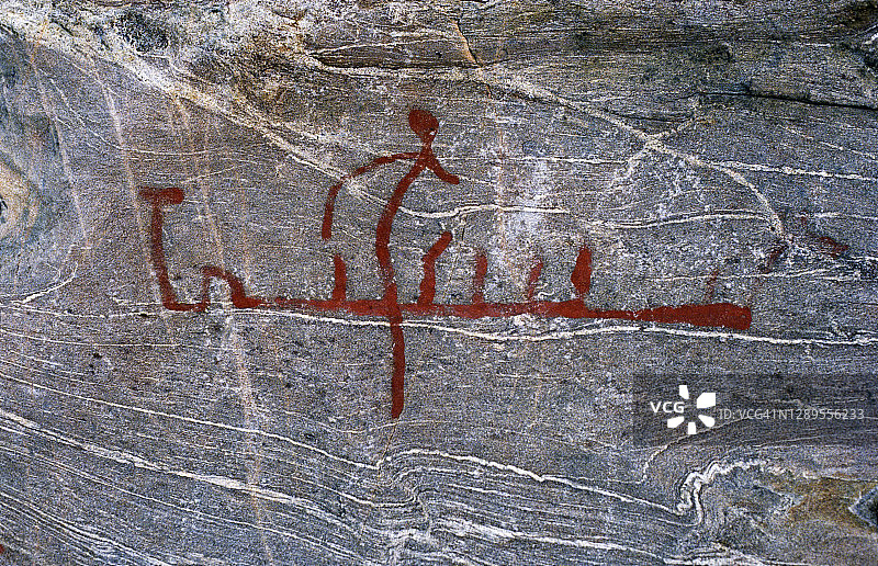 岩石彩绘图片素材