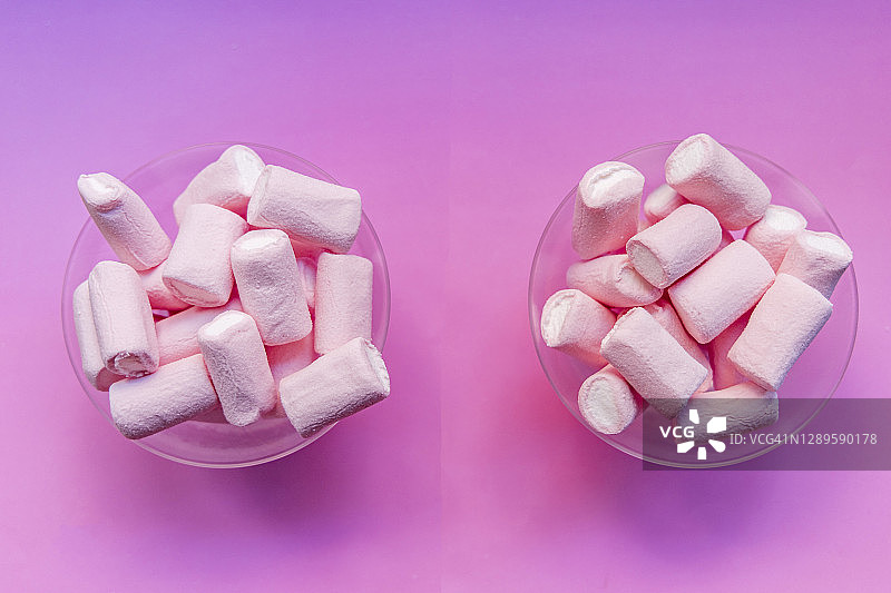 粉色棉花糖图片素材