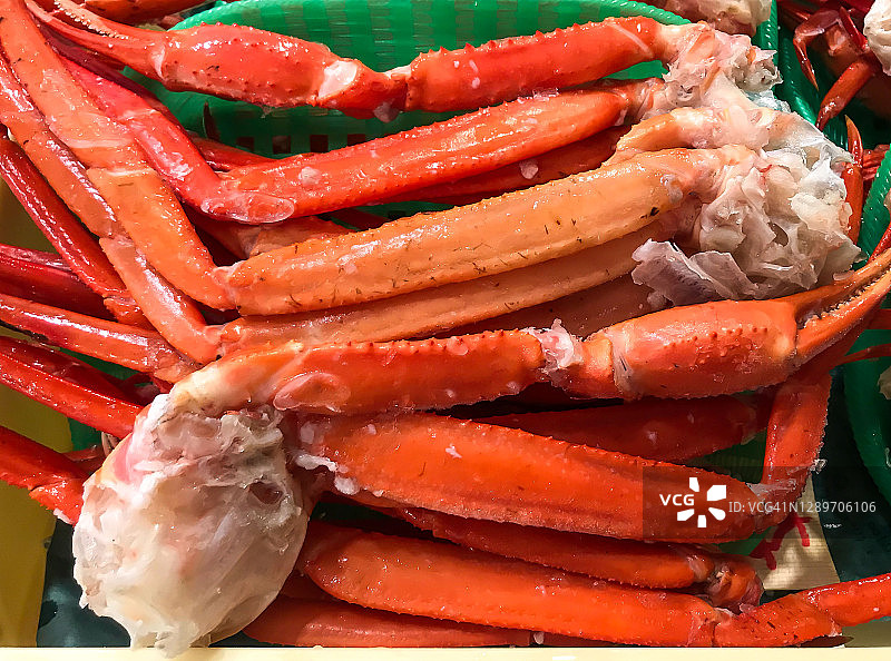 蟹后腿，雪蟹腿图片素材