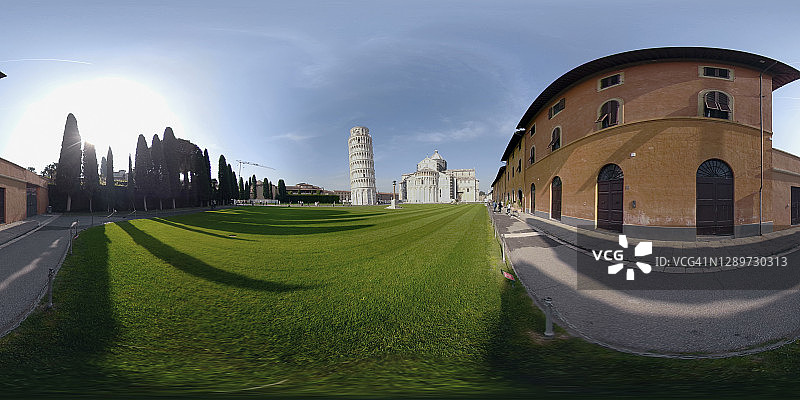 360度VR/比萨斜塔图片素材