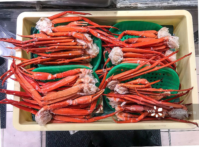 蟹后腿，雪蟹腿图片素材