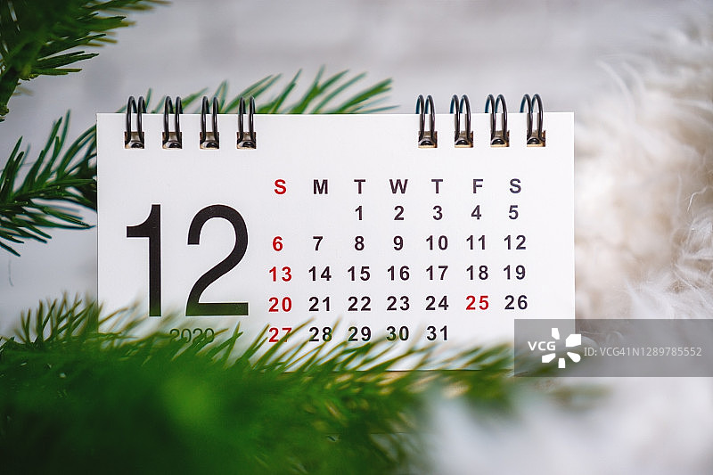 一月日历特写图片素材