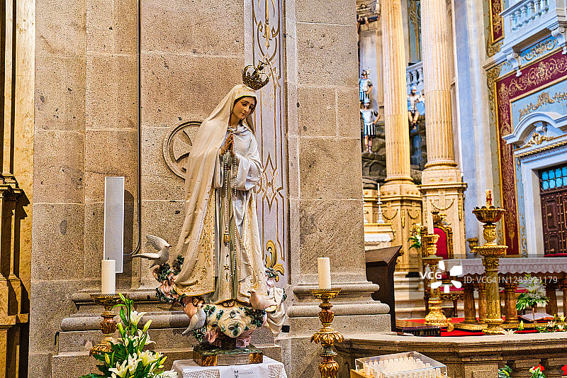 葡萄牙布拉加的热苏斯山教堂图片素材