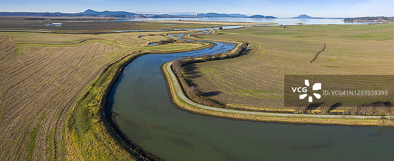 华盛顿州弗农山帕迪拉湾步道图片素材