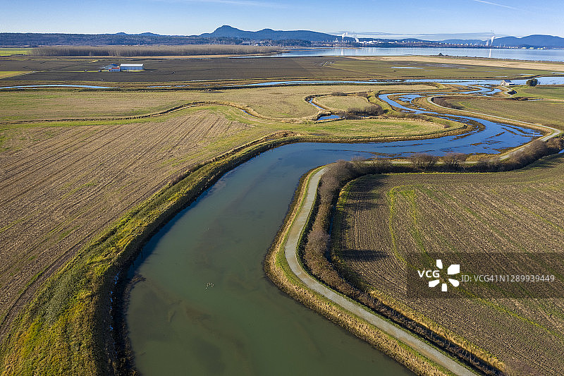 华盛顿州弗农山帕迪拉湾步道图片素材