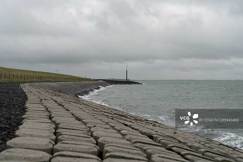在荷兰南部泽兰省的奥osterschelde观景点图片素材