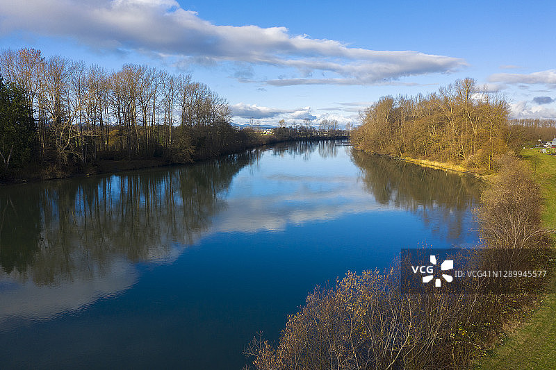 斯卡吉特谷位于华盛顿州西北角图片素材