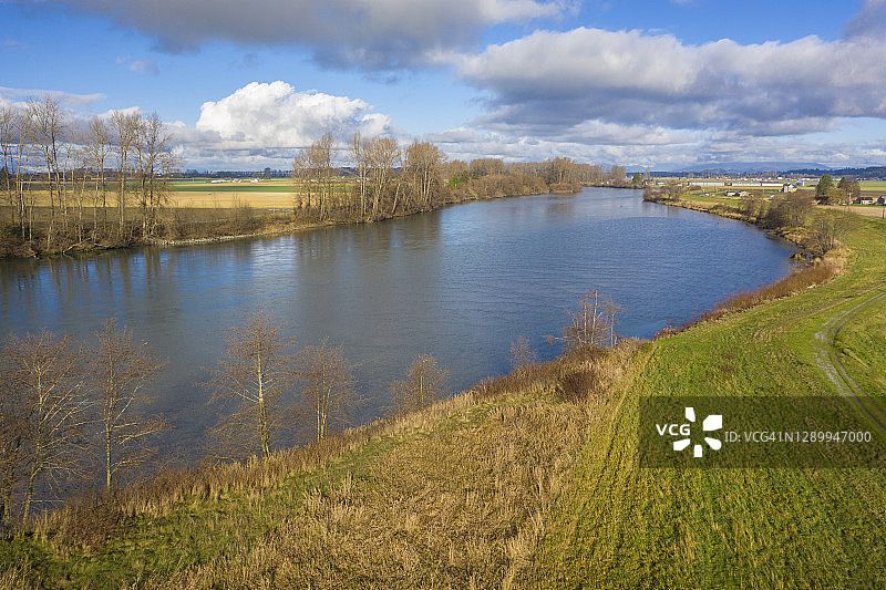 斯卡吉特谷位于华盛顿州西北角图片素材