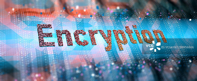 加密。抽象数字概念图片素材