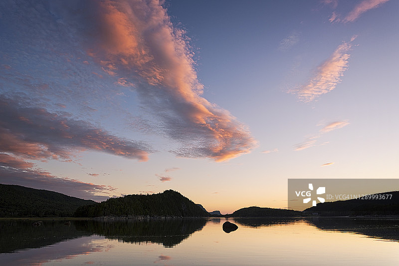 比克国家公园黄昏时的昂斯-奥里吉纳尔图片素材