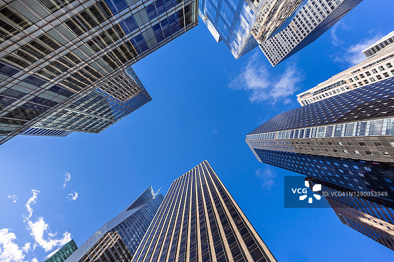 纽约曼哈顿中城摩天大楼图片素材