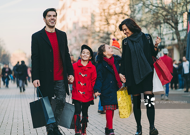 家庭圣诞节时光图片素材