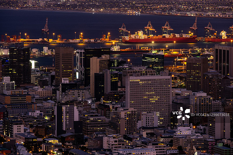 开普敦港口城市景观图片素材