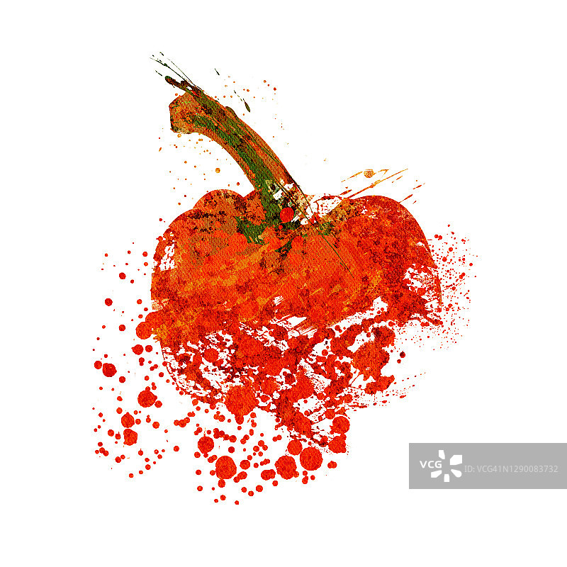 红辣椒插画图片素材