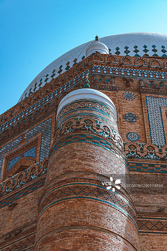 穆尔坦沙阿·鲁克恩·阿拉姆陵墓细节图片素材