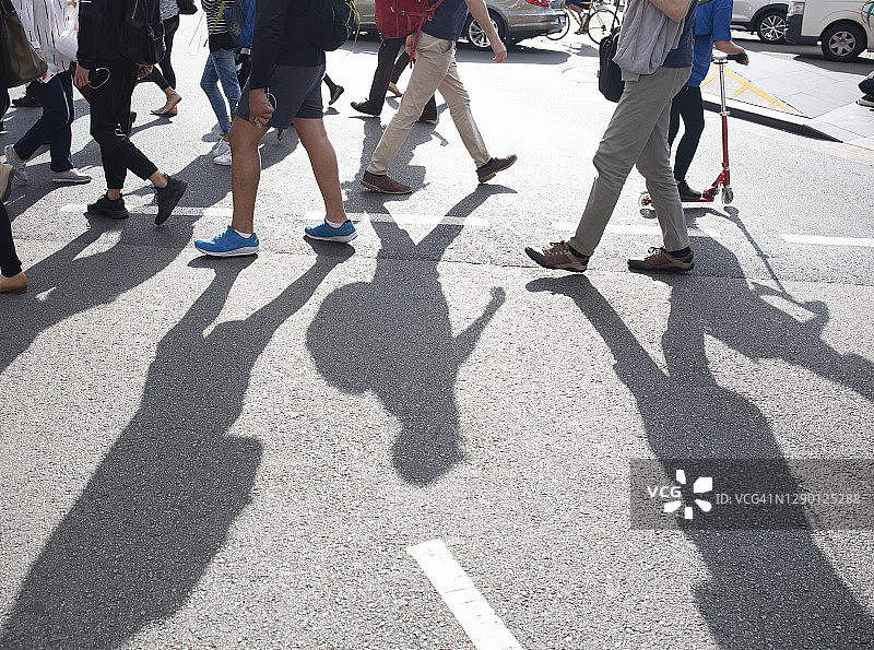 高峰时段的阴影图片素材