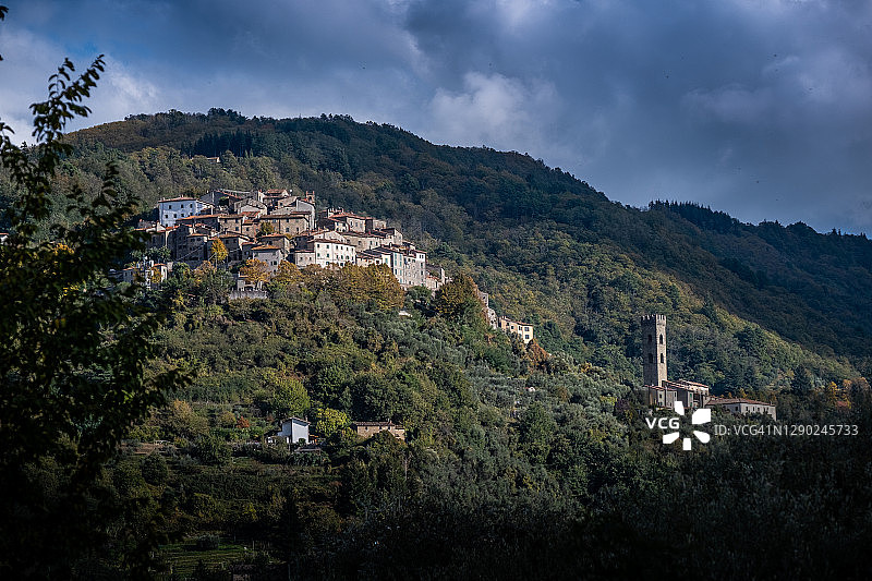 意大利托斯卡纳,皮斯托亚佩夏韦拉诺图片素材