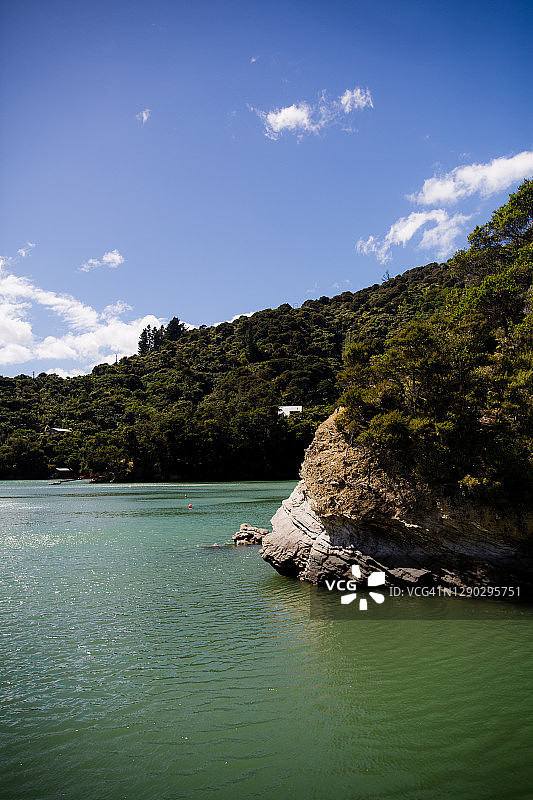 马尔堡峡湾风光摄影图片素材