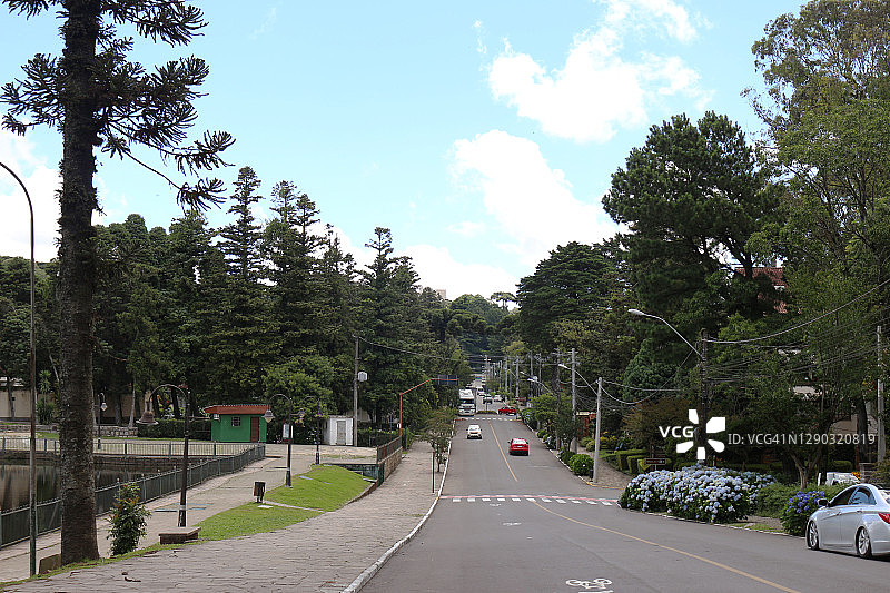 格拉玛多市街景（南里奥格兰德州，巴西）图片素材