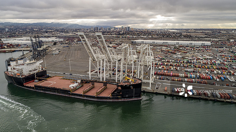 奥克兰港口图片素材