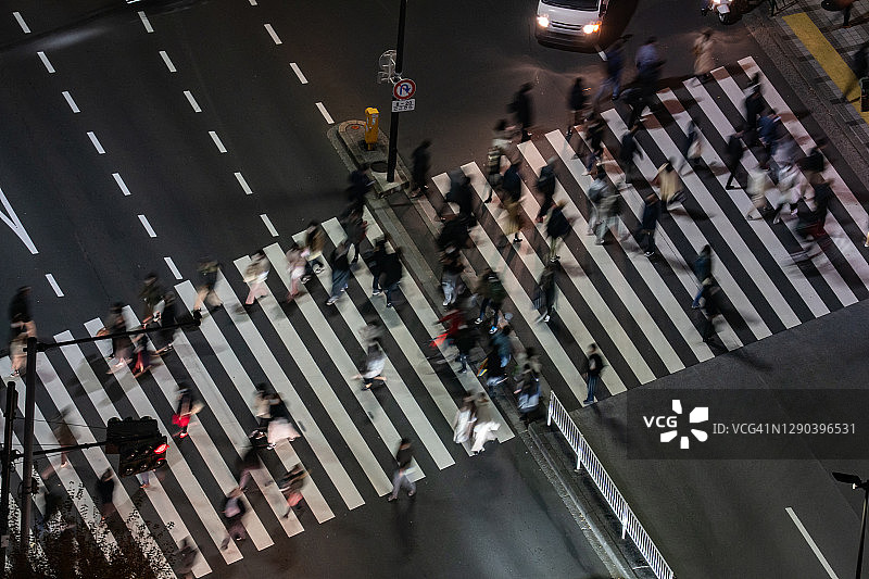 日本东京的城市街道图片素材
