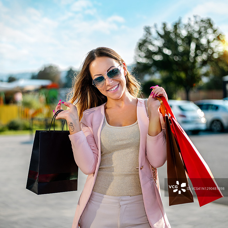 购物愉快！图片素材