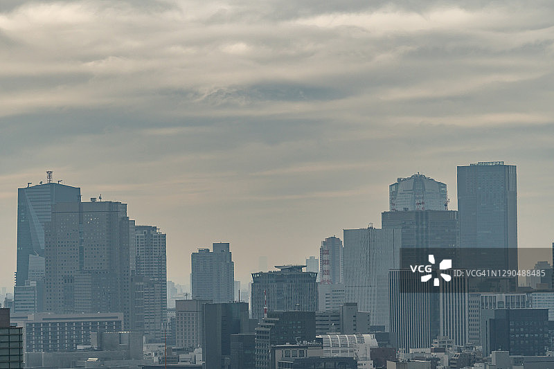 日本东京的城市建筑图片素材