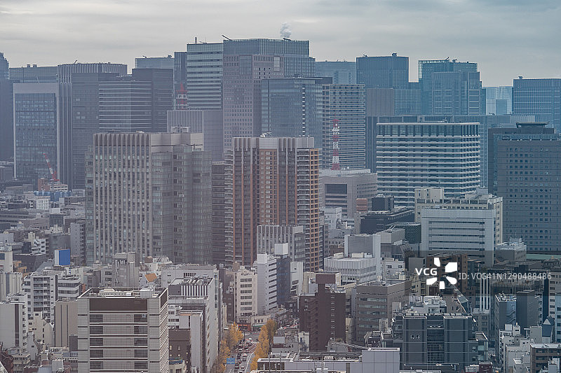 日本东京的城市建筑与街道图片素材
