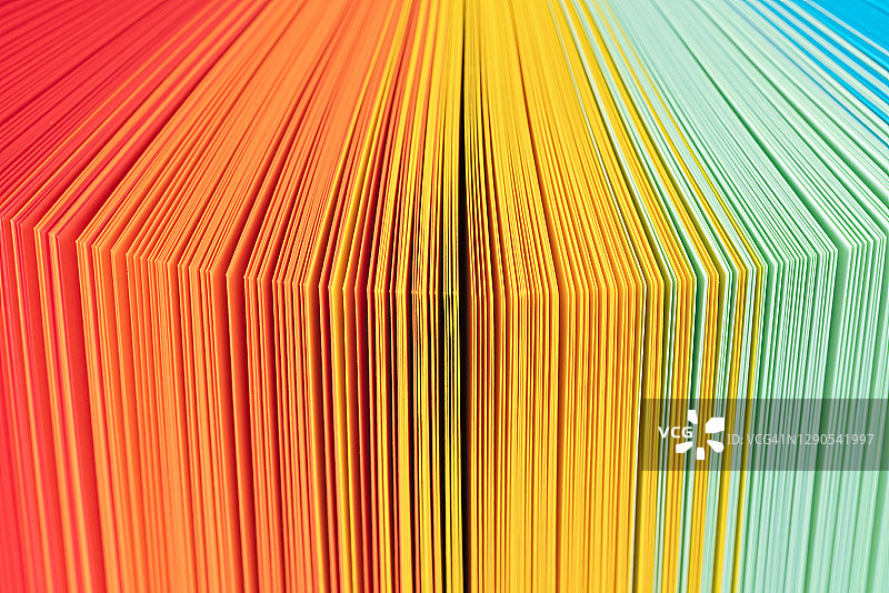 展开的色卡图片素材