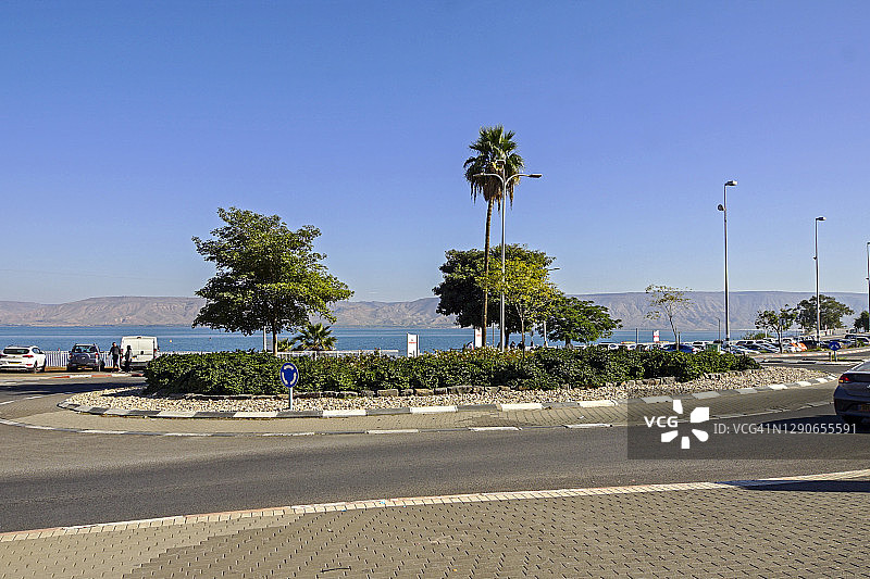 太巴列海滨长廊图片素材