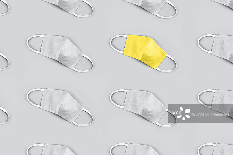 可重复使用的医用口罩图案图片素材