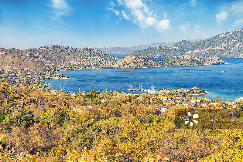 土耳其伊斯帕尔塔的科瓦达湖图片素材