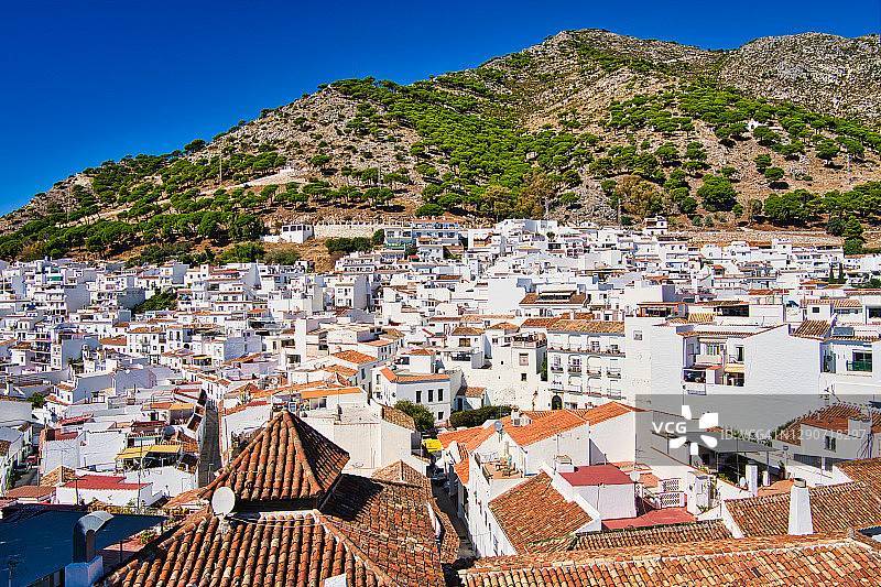 米哈斯镇—西班牙太阳海岸图片素材