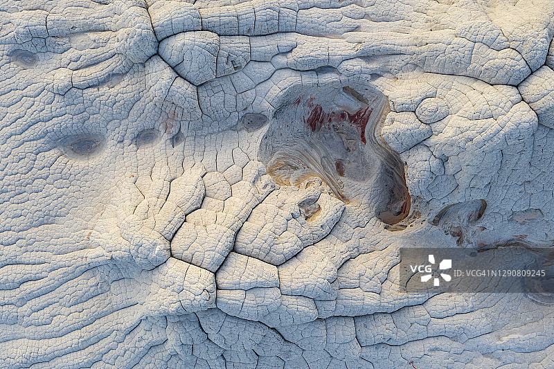 砂岩侵蚀的航拍景色图片素材